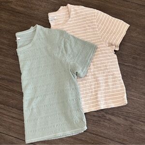 American Eagle Cotton Textured loose Flowy T Shirts Tops, Bundle deal Two Tops!